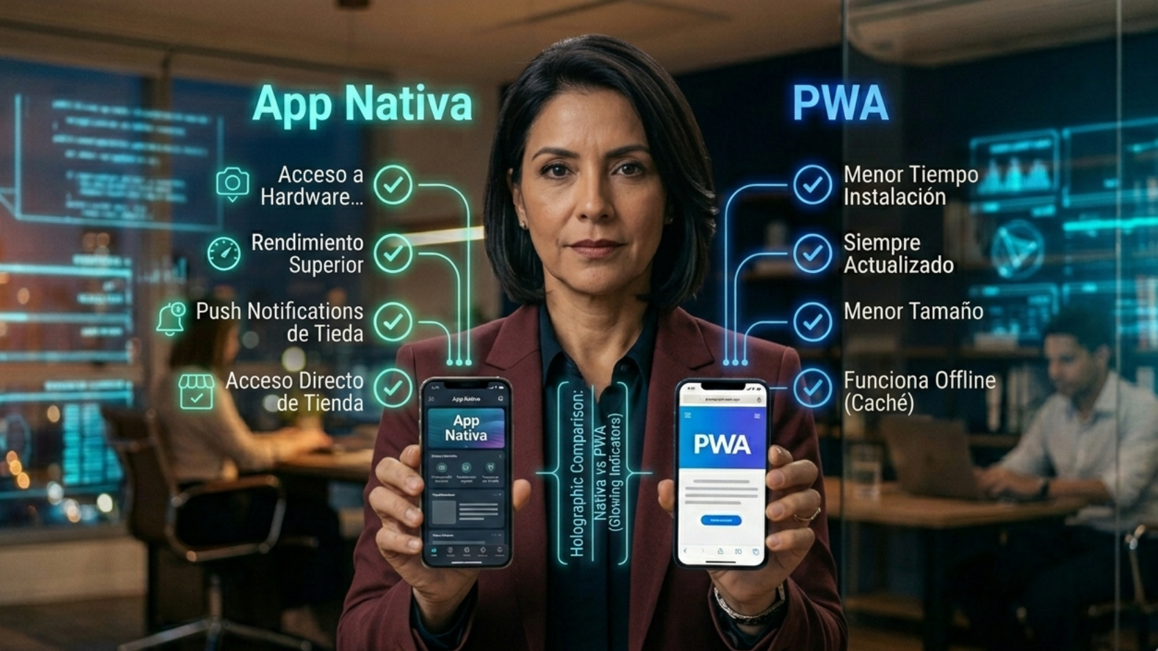 Aplicación móvil nativa o PWA: cuál conviene para tu empresa en Chile (con costos reales 2026)